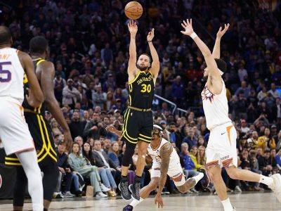 Phoenix Suns - Luka Doncic - Kevin Durant - Devin Booker - Curry's game-winner lifts Warriors over Suns - philstar.com - Usa - Washington - county Dallas - county Maverick - Los Angeles, Usa - state Minnesota - city Manila - city Washington - city Oklahoma City