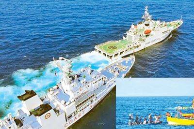 Chinese vessels shadow Philippine ship in Panatag Shoal