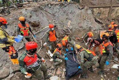 Davao de Oro landslide death toll rises to 68