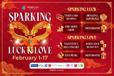 Ignite sparks for love, luck at Araneta City this February