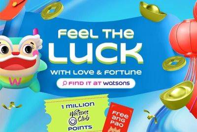 Be healthy and lucky with Watsons Year of the Dragon deals