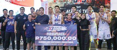 Olmin Leyba - Pba - Bolts shock perennial champs TNT to seize PBA 3x3 throne - philstar.com - Philippines - city Manila, Philippines