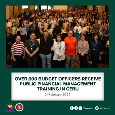 Over 600 Budget Officers receive Public Financial Management training in Cebu
