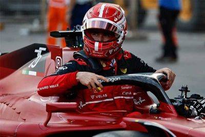Max Verstappen - Lewis Hamilton - Charles Leclerc - Carlos Sainz - George Russell - Ferrari's Leclerc tops times as F1 testing ends - philstar.com - Japan - China - Bahrain