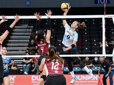 Ralph Edwin Villanueva - Lady Falcons repel Fighting Maroons for 1st win in UAAP women’s volleyball - philstar.com - Philippines - county Eagle - city Pasay - city Manila, Philippines