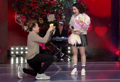 Yael Yuzon proposes to wife Karylle on 'It's Showtime'