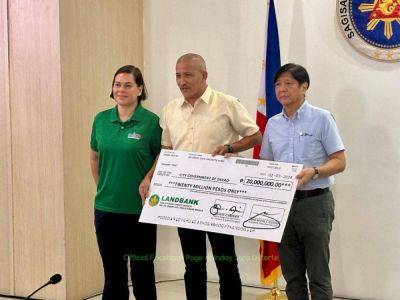 Sara thanks Marcos for help in flooded Davao