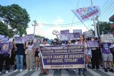 Red Mendoza - Arlene Brosas - Gabriela ushers in Women's Month with protest rally - manilatimes.net - Philippines