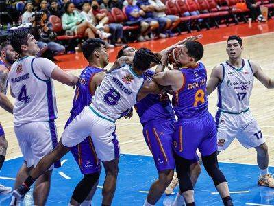 Ralph Edwin Villanueva - Robert Bolick - Frankie Lim - Road Warriors overcome 3rd-quarter slump vs FiberXers - philstar.com - Philippines - city Manila, Philippines