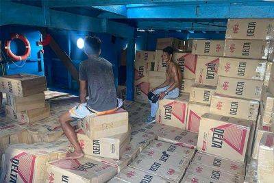 John Unson - Allan Nobleza - P64-M worth imported cigarettes seized by Navy in Tawi-Tawi - philstar.com - Philippines - Indonesia - region Bangsamoro - region Office-Bangsamoro - county Island - city Cotabato - province Bangsamoro - city Governance