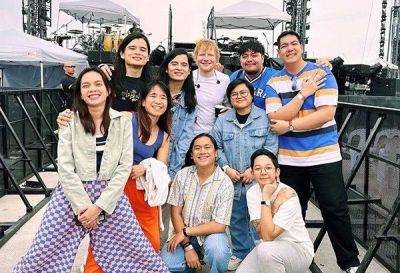 Kathleen A Llemit - Ed Sheeran - Ed Sheeran brings out karaoke to sing 'My Way,' Maroon 5's 'This Love' with Ben&Ben, Calum Scott - philstar.com - Philippines - Britain - city Parañaque - city Manila, Philippines
