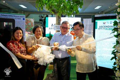 Tiu Laurel - DA-PRRI launches ‘Ascending Arts in Rubber’ - da.gov.ph - Philippines