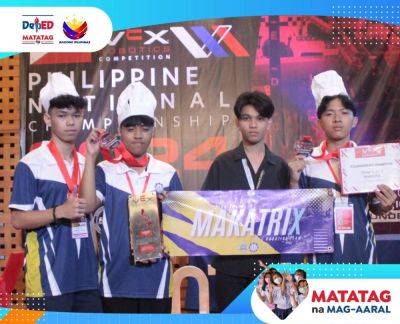 The Manila Times - Makati HS ready for VEX Robotics Competition in US - manilatimes.net - Philippines - Usa - state Texas - county Dallas