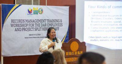 Onwards to a more efficient and more systematic Regional Office XIII, Records Management Training conducted