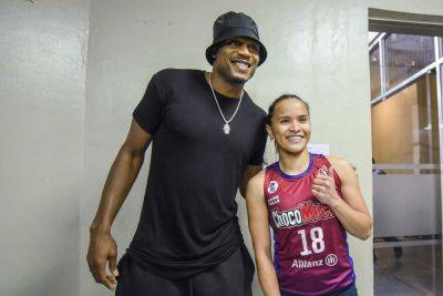 Justin Brownlee - Luisa Morales - Sisi Rondina, Flying Titans find big fan in Justin Brownlee - philstar.com - Philippines - city Pasig - city Manila, Philippines