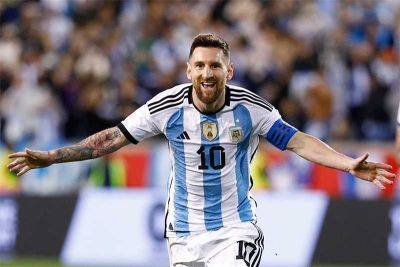 Lionel Messi - International - Messi out of Argentina friendlies: federation - philstar.com - Usa - Argentina - Washington - El Salvador - city Manila - city Washington - city Nashville