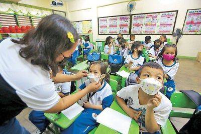 Rhodina Villanueva - Rontgene Solante - Kids advised to wear masks - philstar.com - Philippines - city Manila, Philippines