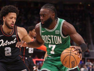 NBA-leading Celtics power past Pistons