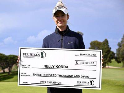 Nelly Korda - Korda nabs another LPGA playoff win to return to No. 1 - philstar.com - Usa - Thailand - Australia - South Korea - Los Angeles - state Florida - county Lee - city Los Angeles