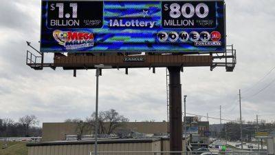 Mega Millions player in New Jersey wins $1.12 billion jackpot - apnews.com - state New Jersey - Puerto Rico - state Iowa - area District Of Columbia - Washington, area District Of Columbia