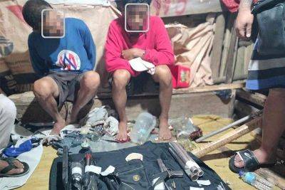2 nabbed for possession of shabu, explosives, guns in Zamboanga City