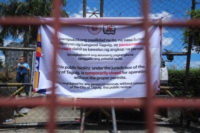 Taguig closes park, Makati warns of possible violence