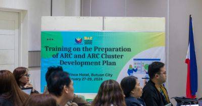 Support services intensified, Caraga finishes 3-day training-workshop on ARC and ARCC development plan preparation.