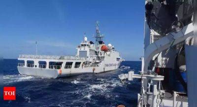 Thomas Shoal - Scarborough Shoal - China coast guard says it took measures against Philippine vessels at Second Thomas Shoal - timesofindia.indiatimes.com - Philippines - Indonesia - Malaysia - Vietnam - China - Brunei - city Beijing