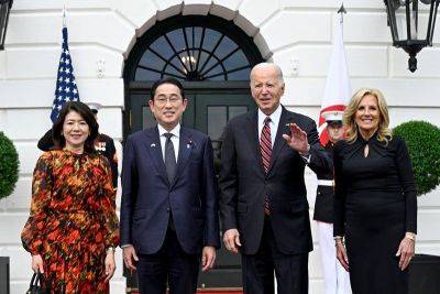 Joe Biden - Donald Trump - Fumio Kishida - Jake Sullivan - Biden welcomes Japan PM for state visit with eye on China - philstar.com - Philippines - Usa - Japan - China - Russia - Washington, Usa - Iran - region Asia-Pacific - city Washington