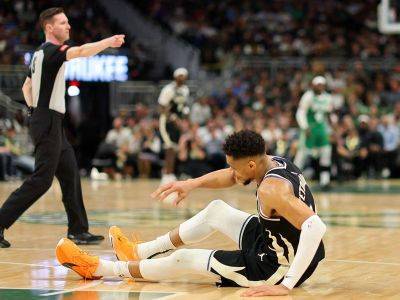 Antetokounmpo injury scare as Bucks beat Celtics