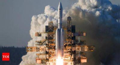In Russia's Far East, a new heavy-lift rocket blasts off into space after two aborted launches