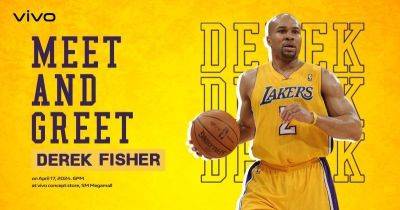 Basketball - 5x NBA Champion Derek Fisher to visit Philippines on April 17 for meet and greet hosted by vivo - philstar.com - Philippines - Los Angeles - city Manila, Philippines