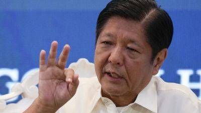 Ferdinand Marcos-Junior - Philippine president says he won't give US military access to additional local camps - apnews.com - Philippines - Usa - China - Taiwan - city Beijing - city Scarborough - city Manila, Philippines