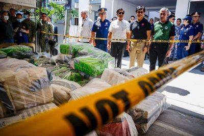 Rodrigo Duterte - Ferdinand Marcos - Philippines seizes 1.8 tons of meth in drug bust - philstar.com - Philippines - province Batangas - city Manila, Philippines