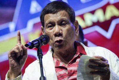 Rodrigo Duterte - Pia Cayetano - Sara Duterte - Bong Go - Erwin Tulfo - Imee Marcos - Leni Robredo - Gilberto Teodoro-Junior - Survey: Support for Duterte in senatorial race dips - manilatimes.net