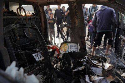 Anthony Albanese - Adel Zaanoun - Strike in Gaza kills seven aid workers unloading food - philstar.com - Usa - Australia - Canada - Britain - Israel - Poland - Eu - Cyprus - Palestine