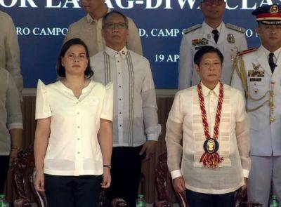 Marcos, Duterte share stage at PNPA rites amid rift with First lady