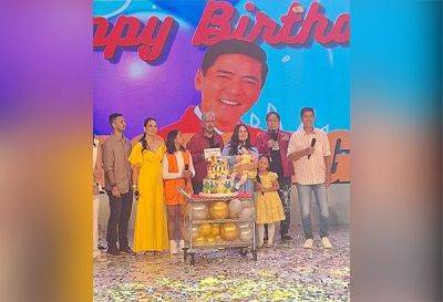 Kathleen A Llemit - Tito Sotto - Vic Sotto - Joey De-Leon - Tali sings for Vic: Sotto kids serenade host on his 'Eat Bulaga' birthday celebration - philstar.com - Philippines - city Mandaluyong - city Manila, Philippines