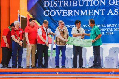 Pres. Marcos brings whole of government assistance to Occi Mindoro