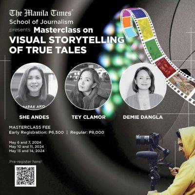 The Manila Times' documentary masterclass returns
