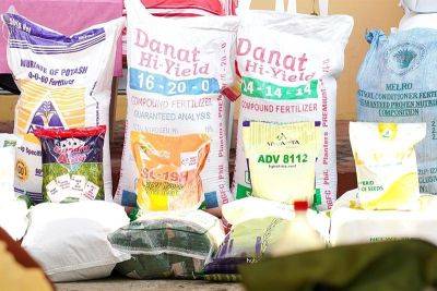 Artemio Dumlao - La Union farmers receive P1.7M worth of agri inputs ahead rainy season - philstar.com - county San Juan - county Luna - city Baguio