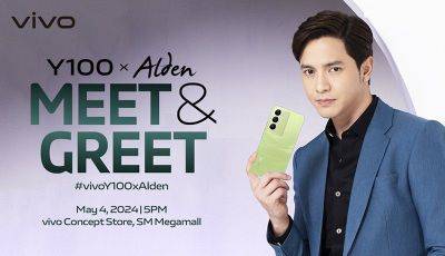 Alden Richards - Get vivo Y100 for a chance to meet Alden Richards on May 4 - philstar.com - Philippines - city Manila, Philippines