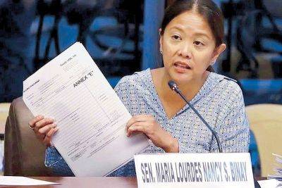 Cecille Suerte Felipe - Nancy Binay - ‘Chinese mafia’ using retiree visas – Senator - philstar.com - Philippines - China - city Manila, Philippines