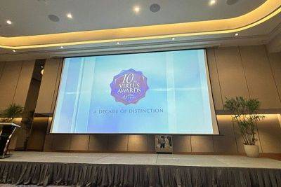 Rosette Adel - Virtus awards to celebrate ‘decade of distinction’ in 10th edition - philstar.com - Philippines - city Manila, Philippines