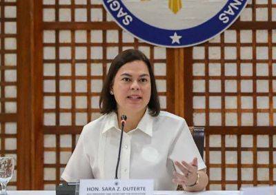 Red Mendoza - Sara Duterte - VP Sara, Senate pay tribute to workers - manilatimes.net - Philippines