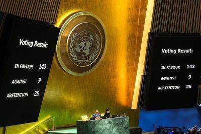 UN votes symbolically in favor of Palestinian membership - philstar.com - Usa - Israel - Palestine