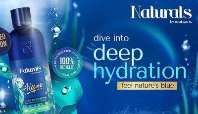 Help fight against ocean plastic waste with Watsons' newest Naturals range
