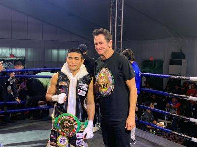 Tapales makes quick work of Thai foe to bounce back from Inoue loss