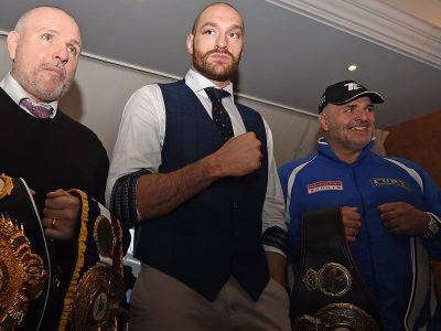 Tyson Fury's father suffers cut to head in media day altercation
