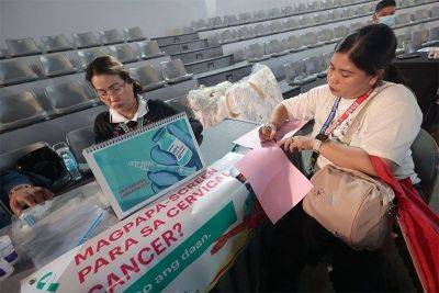 Rhodina Villanueva - Ted Herbosa - Workplace cancer screening for women rolled out - philstar.com - Philippines - city Quezon - city Manila, Philippines